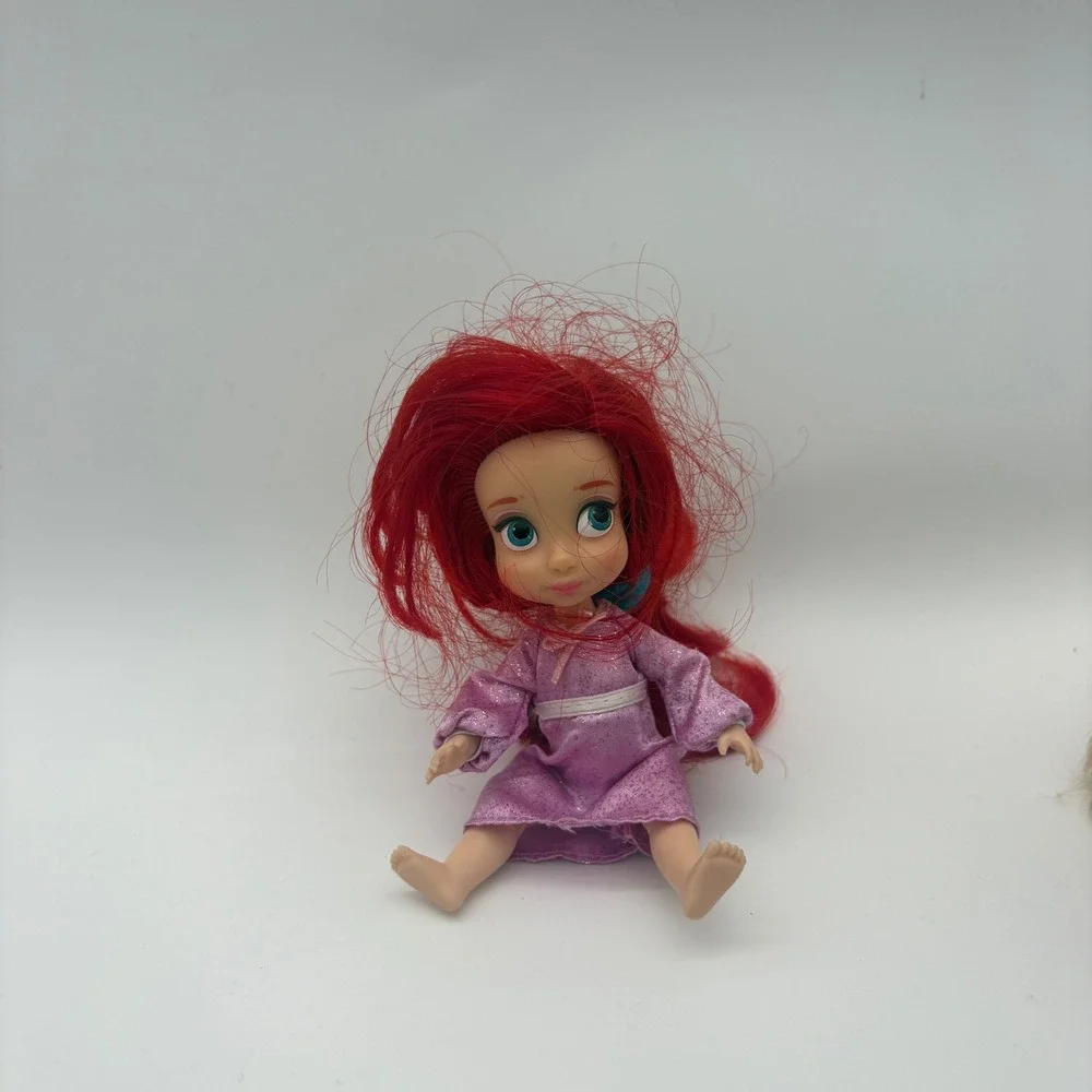 Disney Princess Ariel Rapunzel Mattel Barbie Extra Mini Unicorn Baby Doll Lot 4